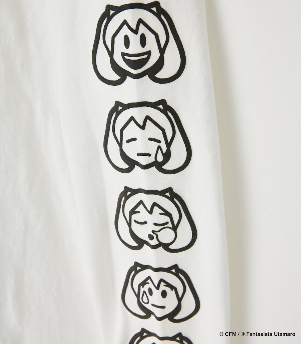 Hatsune Miku Moji Long Sleeve T-Shirt: R4G - Tokyo Otaku Mode (TOM)