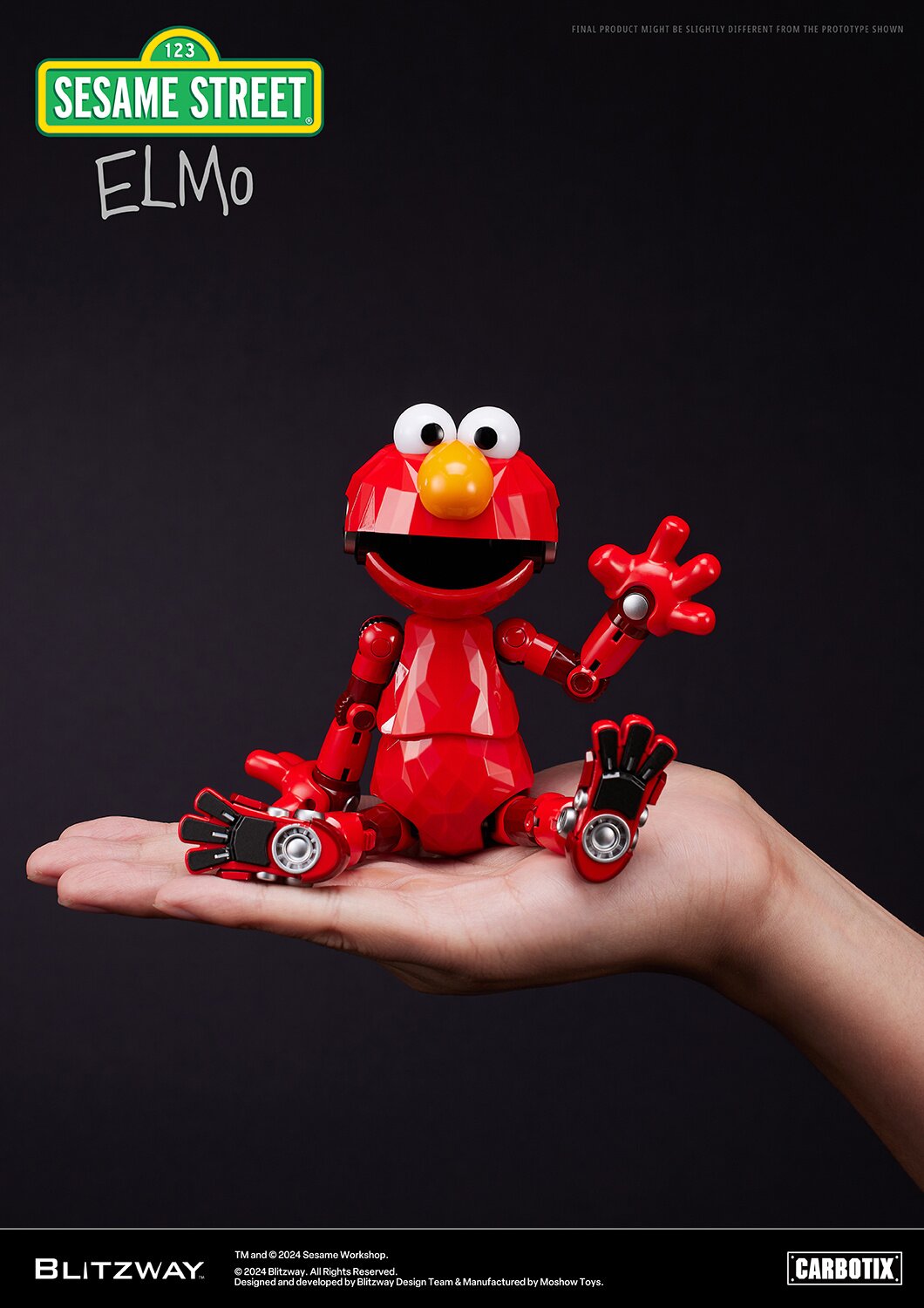 Carbotix Sesame Street Elmo: Blitzway 39% OFF - Tokyo Otaku