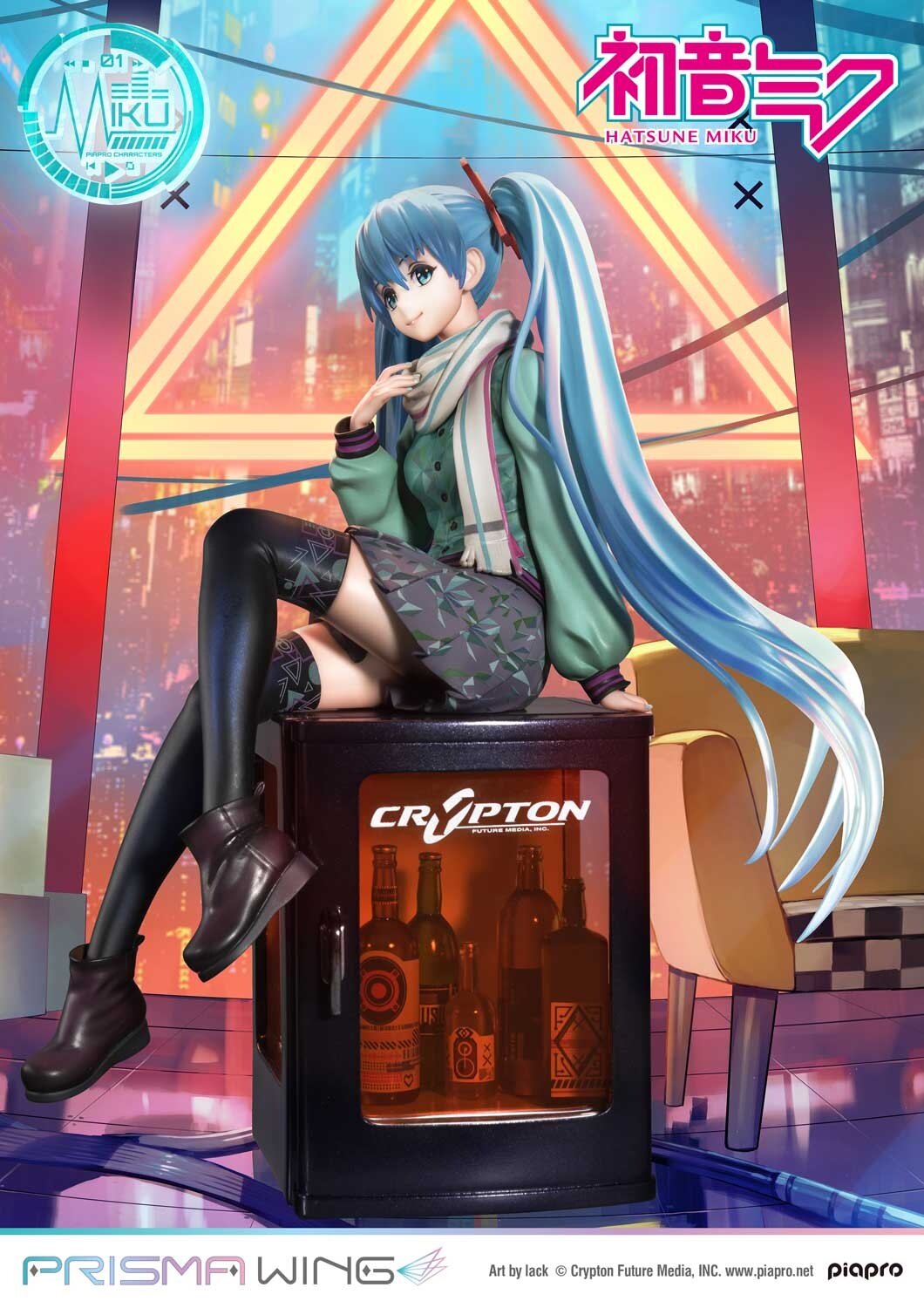 【未開封】PRISMA WING 初音ミク Art by lack フィギュア 初音ミク \u201cArt by lack\u201d 1⁄7 スケール 完成品フィギュア | フィギュア