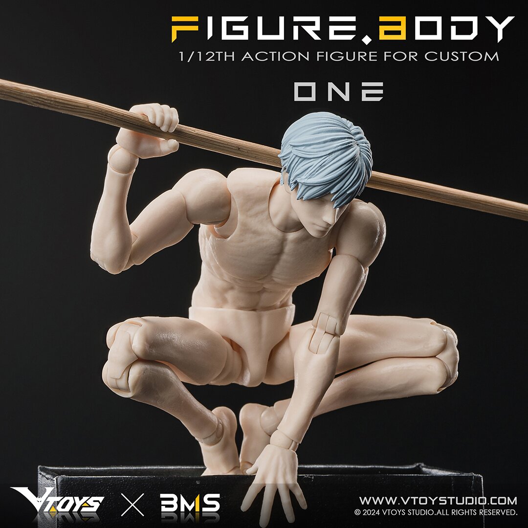 Figure Body One VB002 White Skin 1/12 Scale Action Figure