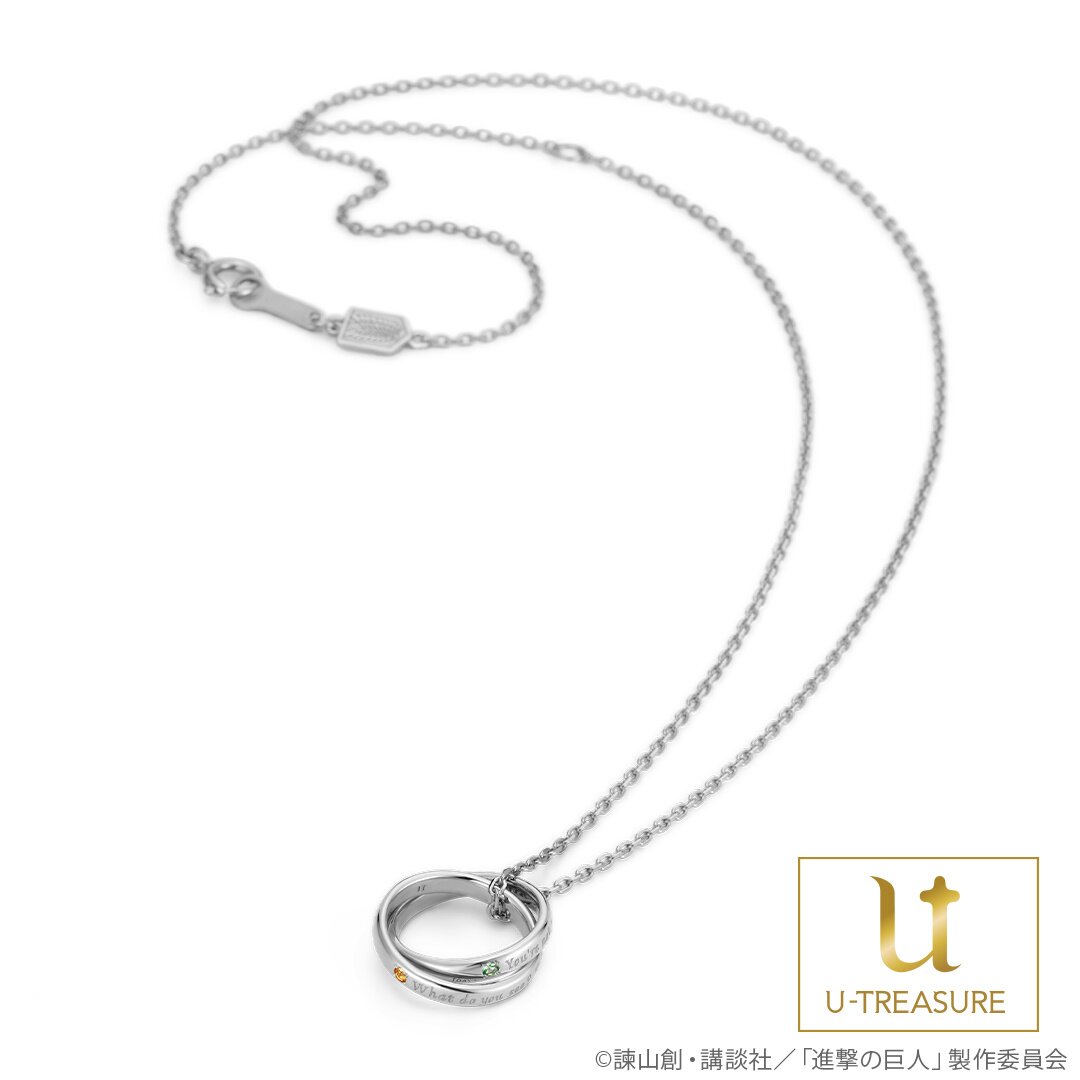 即日発送 【Llife】DOUBLE RING PENDANT Llife 】DOUBLE RING PENDANT