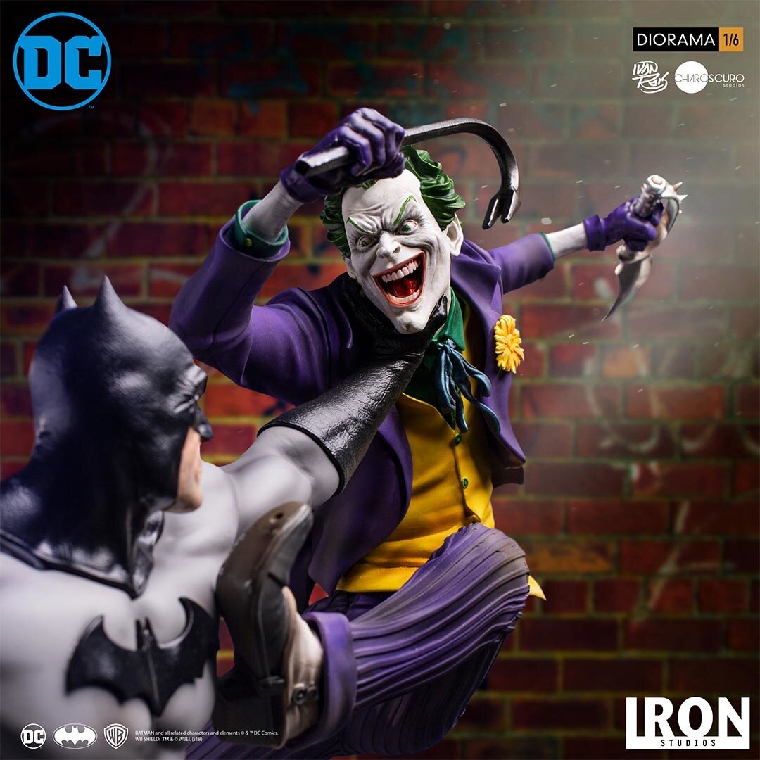 Batman vs Joker 限定版 フィギュア Batman VS Joker ARKHAM ORIGINS Statue 1/6 Figures