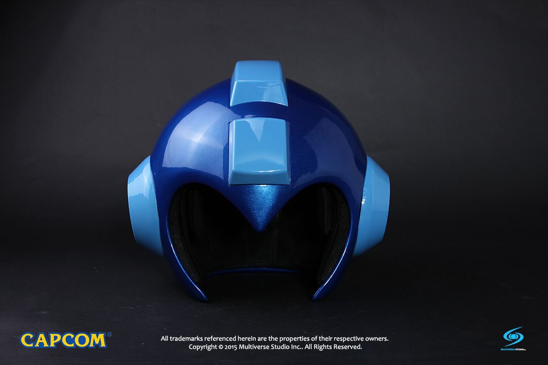 ロックマン　ヘルメット　レプリカ 【コレクターズエディション】 被れる『ロックマン』ヘルメットレプリカの新たな写真公開―細部