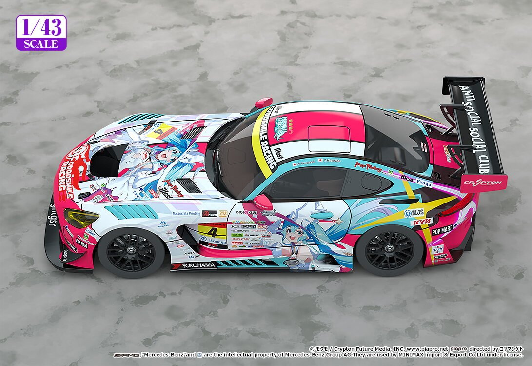 ミニカー GOODSMILE Hatsune Miku AMG 2024 1/43 Scale Good Smile Hatsune Miku AMG 2024 Season Opening