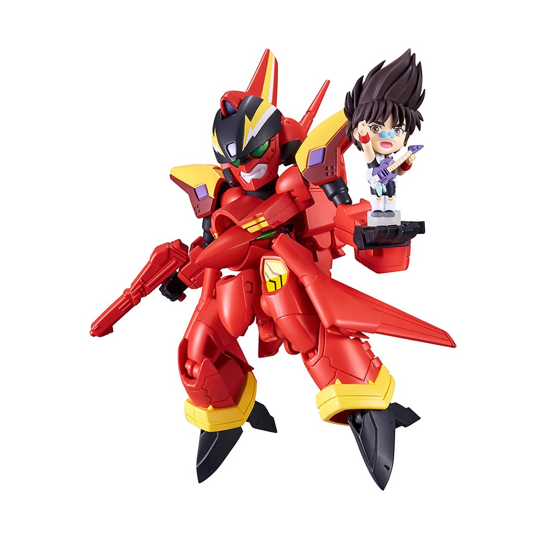 Tiny Session Macross 7 VF-19 Custom Fire Valkyrie w/ Basara Nekki