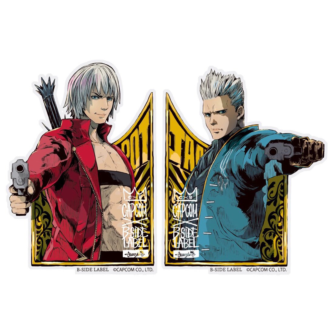 Capcom x B-Side Label Sticker: Devil May Cry 20th Vergil