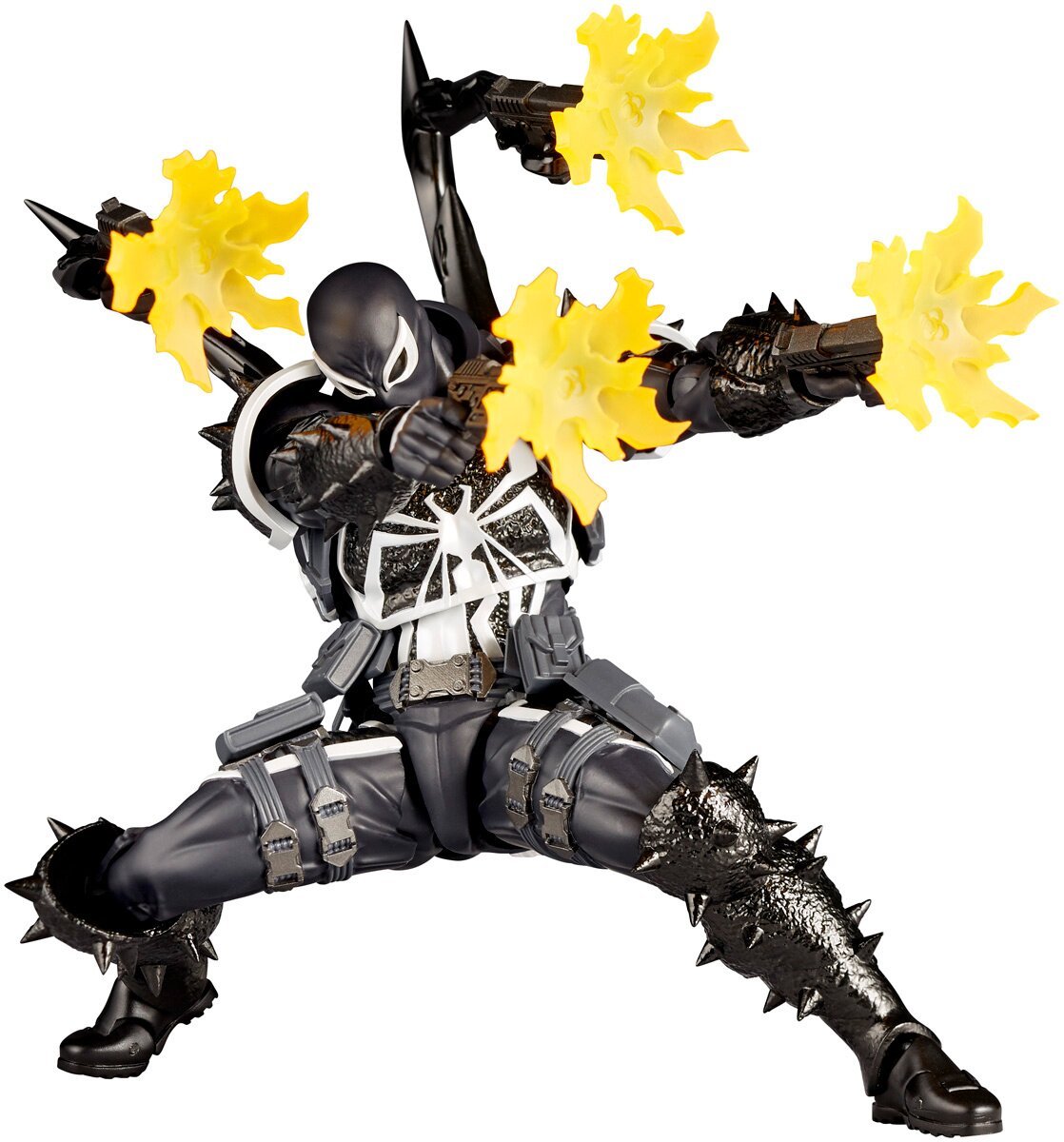 REVOLTECH AGENT VENOM フィギュア Kaiyodo Revoltech Amazing Yamaguchi Agent Venom (Re-Run
