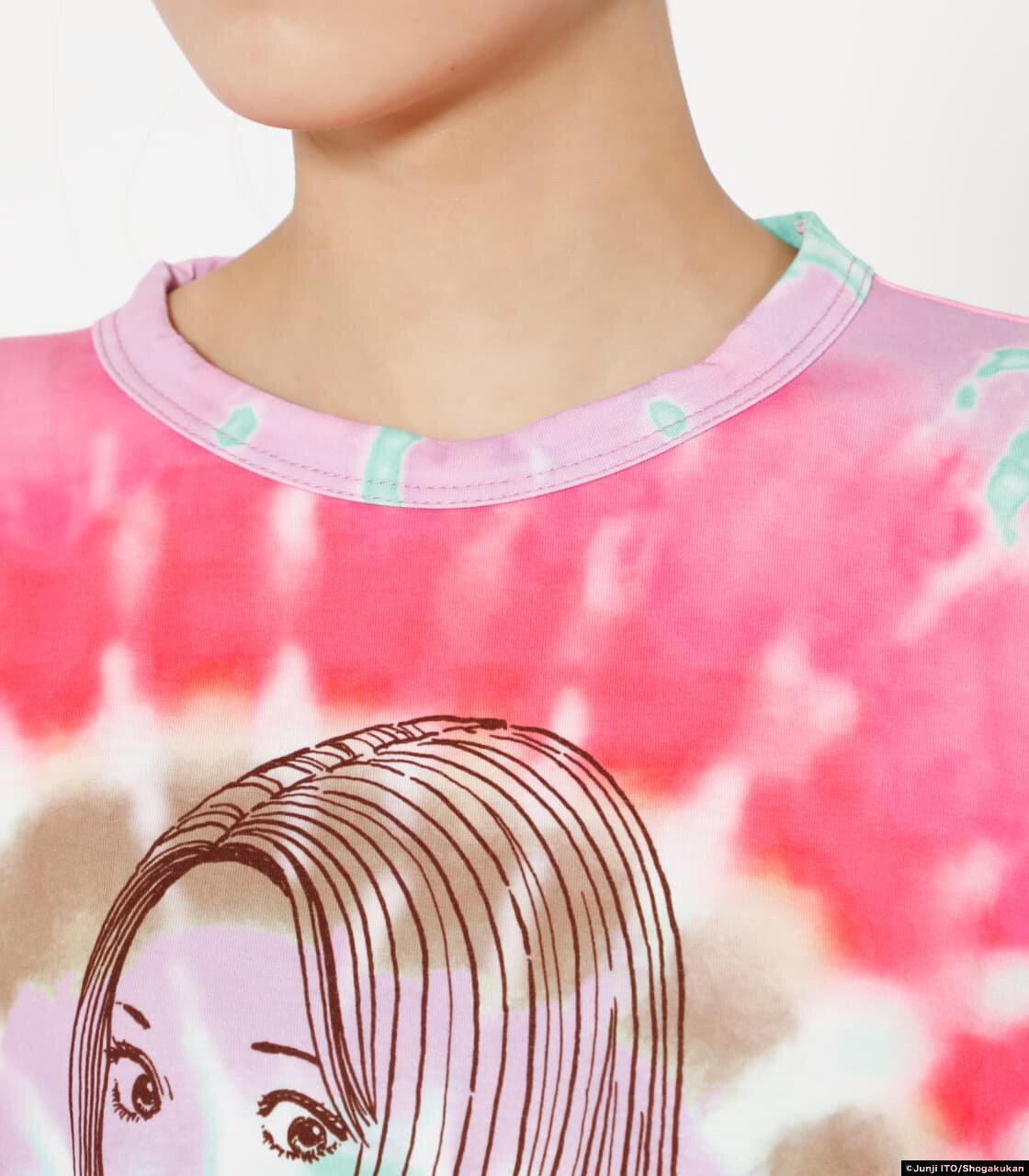 Junji Ito R4G Uzumaki Pink Tie Dye T Shirt Tokyo Otaku Mode TOM