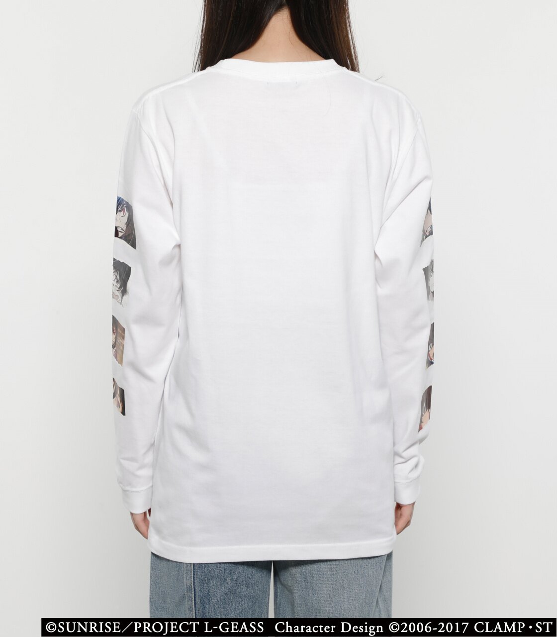 Code Geass Lelouch to Suzaku no Ayumi White Long Sleeve T
