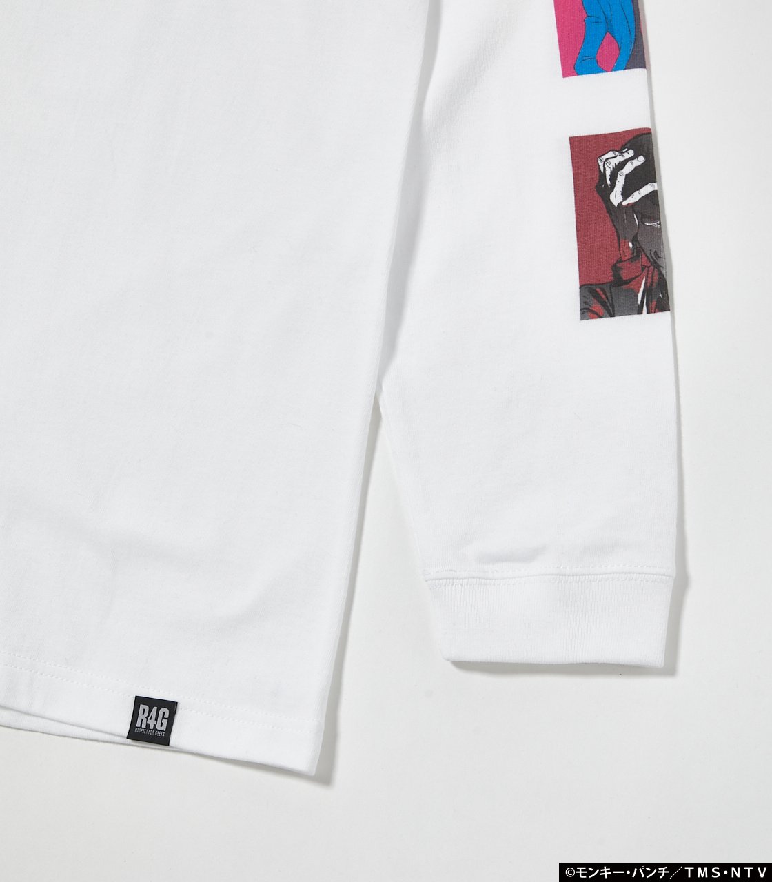 Lupin the Third Long Sleeve White T-Shirt: R4G - Tokyo Otaku Mode