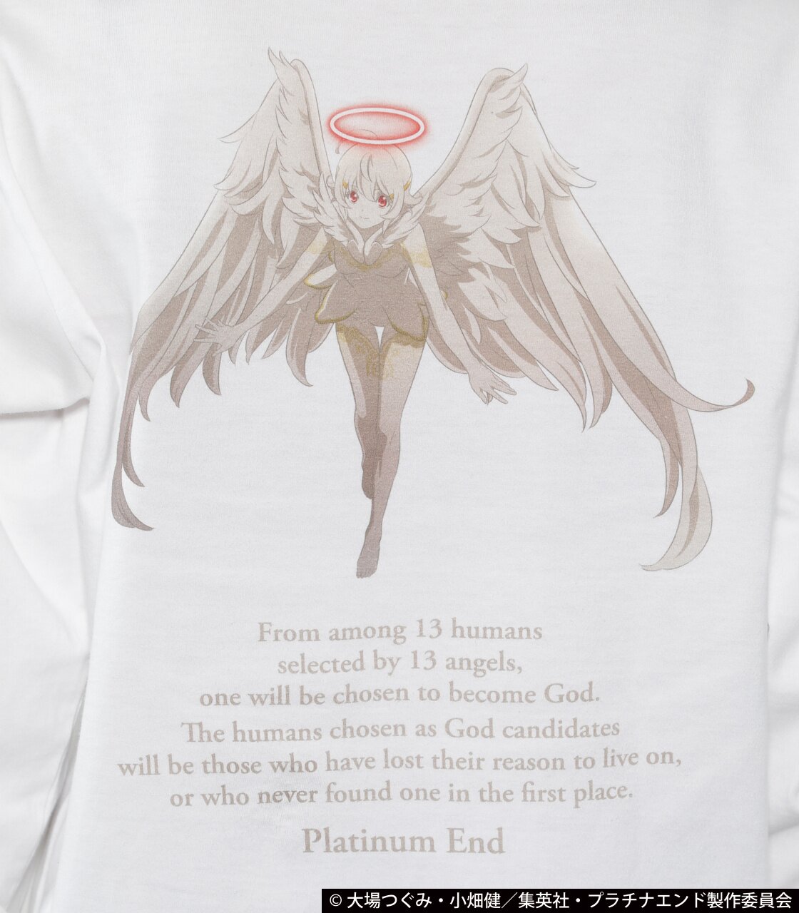 Platinum End Angel White Long Sleeve T-Shirt - Tokyo Otaku