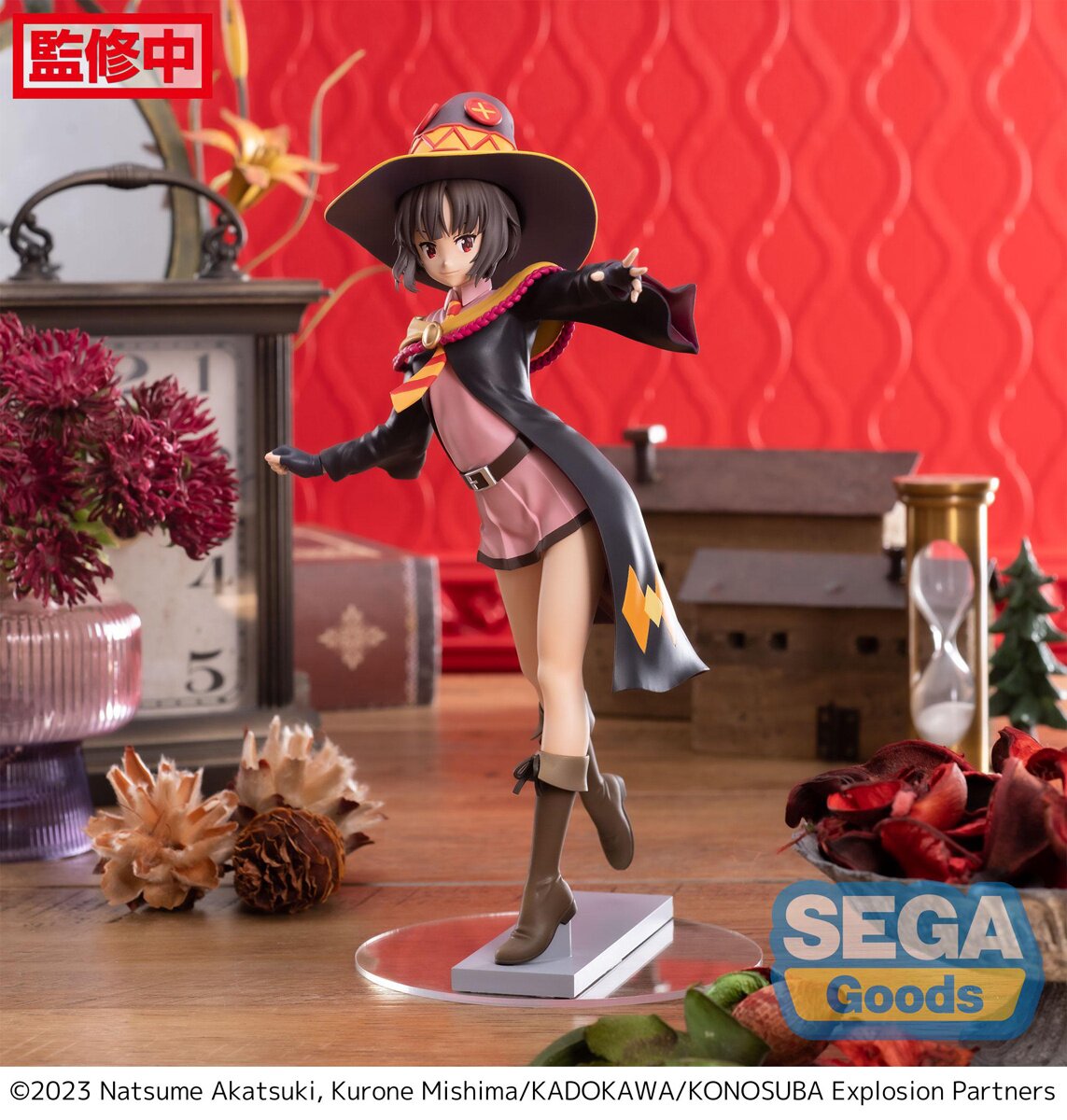 LOOACG 20CM Deluxe Version Anime KonoSuba Megumin Figure KonoSuba Gods  Blessing On This Wonderful World Toy Model Beautiful Girl PVC Adult Toy  Doll Statue Christmas Birthday Gifts 