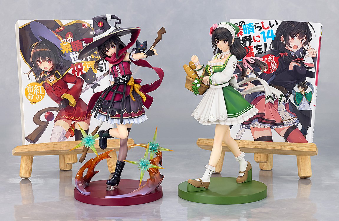 KonoSuba Yunyun 10th Anniversary Figur – 1/7 Scale, 17 Cm – Kadokawa Import