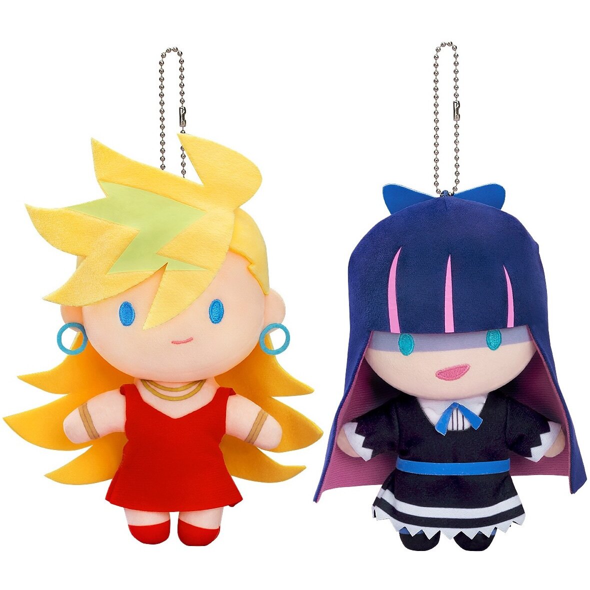 New PANTY & STOCKING マスコットぬいぐるみ 2体セット② New Panty & Stocking with Garterbelt Mascot Plushie: Good Smile