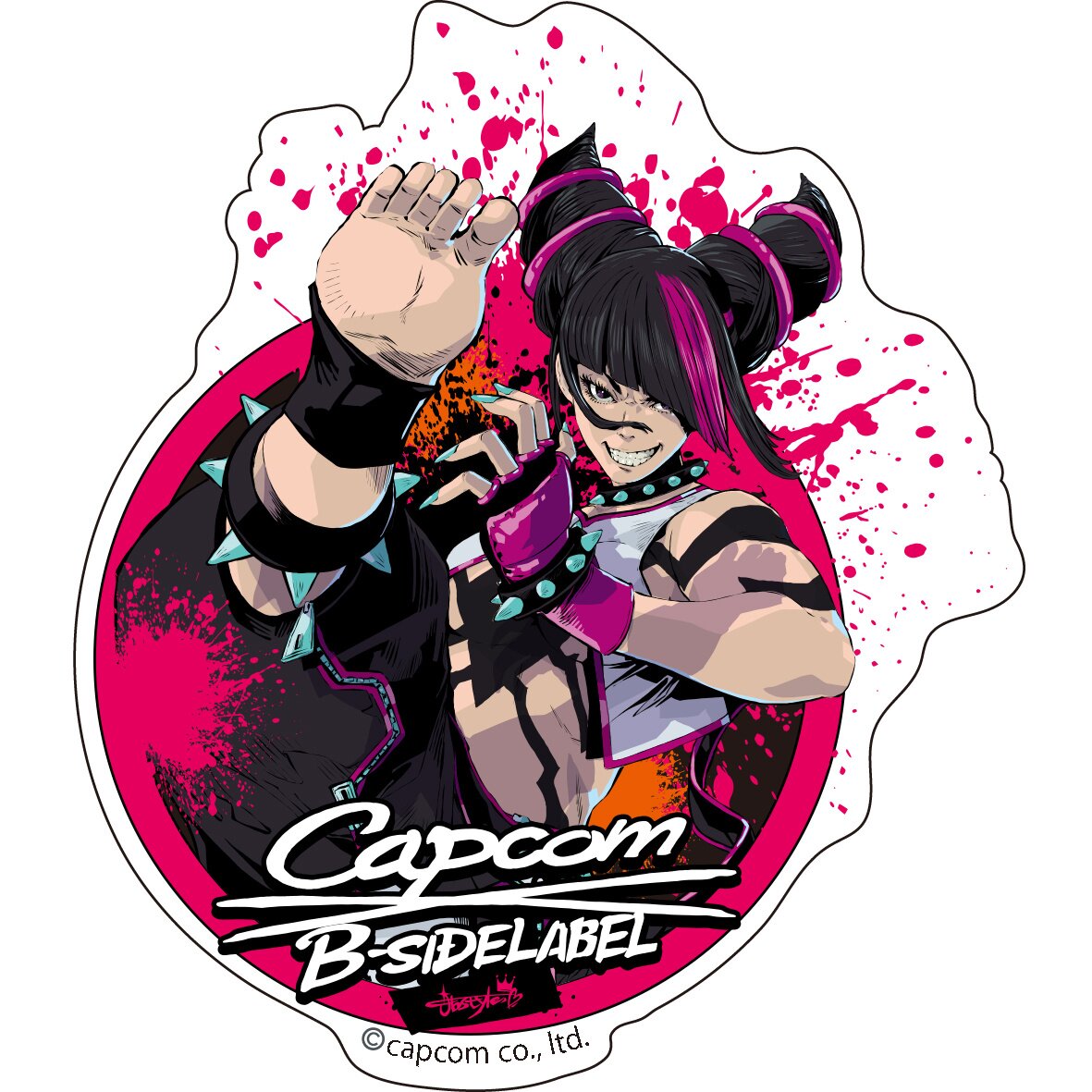 Sticker Cammy Street Fighter 6 CAPCOM40th×B-SIDE LABEL - Meccha Japan