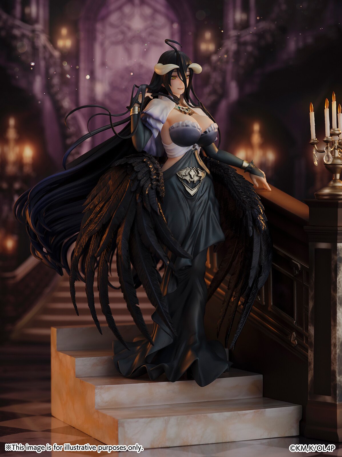 在庫一掃セール Overlord Figure Scale 1/7 Ver. Dress Black Jet Albedo: 遊戯王OCG デュエルモンスターズ