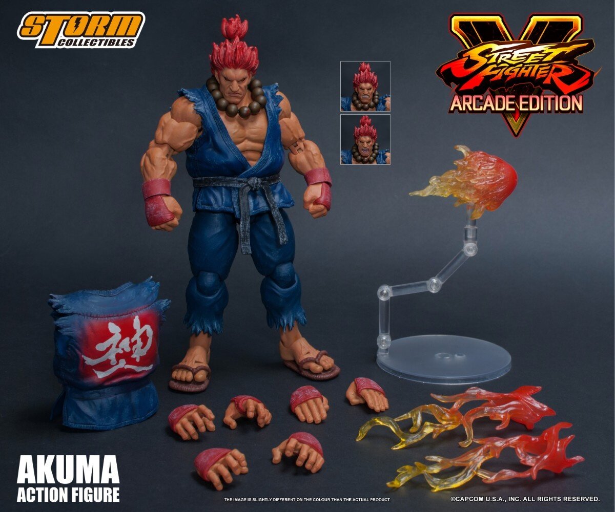 Street Fighter V Akuma 1:12 Action Figure