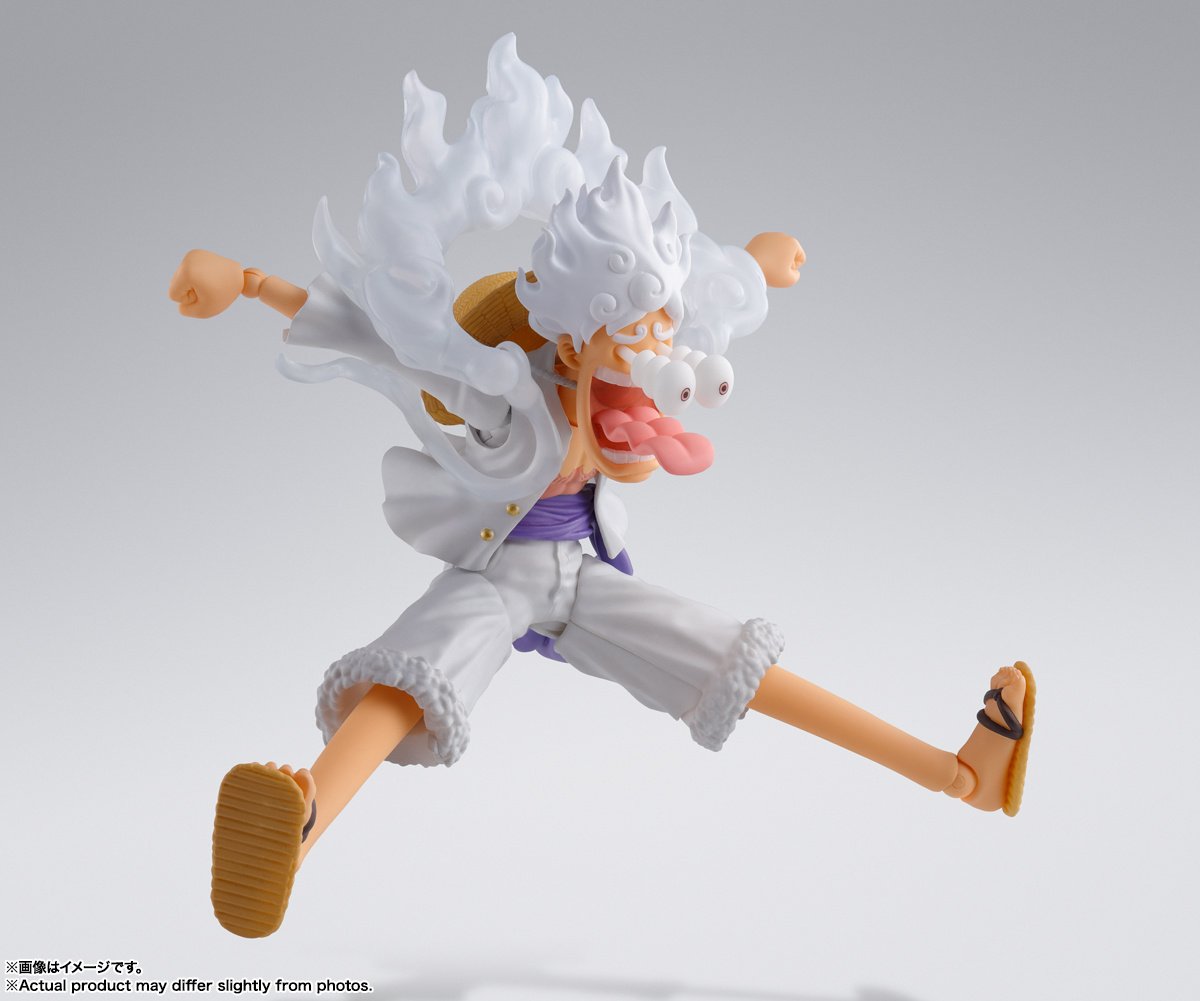 S.H.Figuarts One Piece Monkey D. Luffy -Gear 5- (Re-run): Bandai