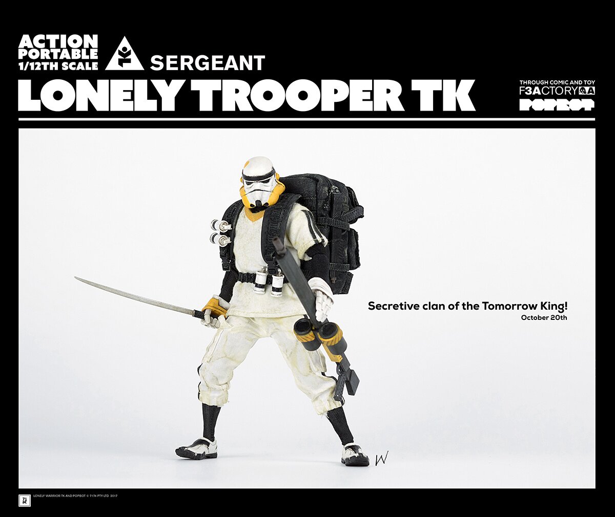 Action Portable 1/12 Scale Lonely Trooper TK Sergeant Action Portable 1/12 Scale Lonely Trooper TK Sergeant
