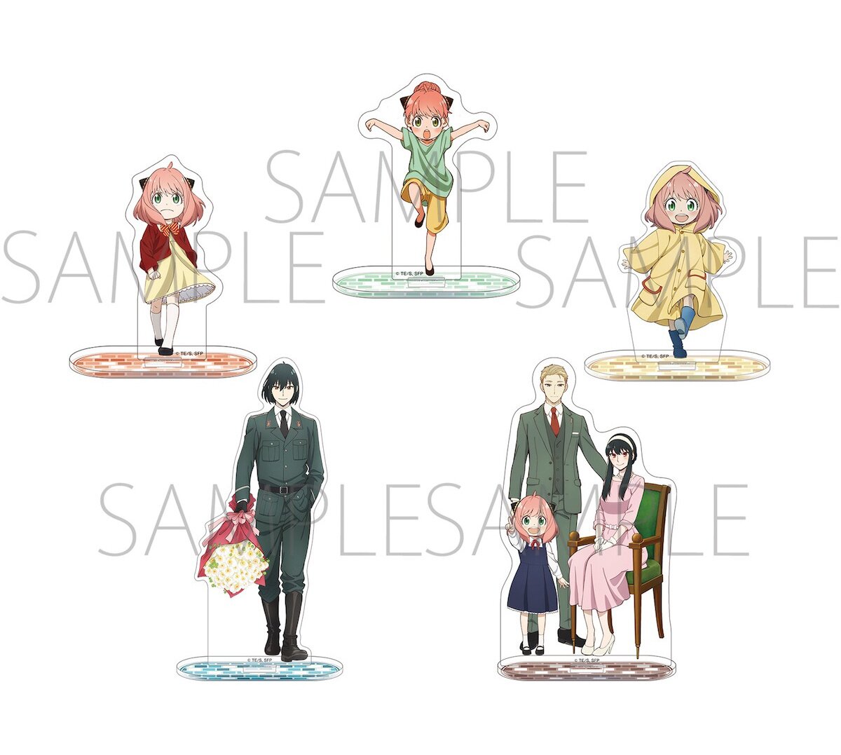 Anime SPY x Family Multi Piece Set Characters Acrylic Stand Figure，Colorful  and Exquisite Character Design for Anime SPY x Family Fans Collection (5.9  in, 3PCS) : Buy Online at Best Price in