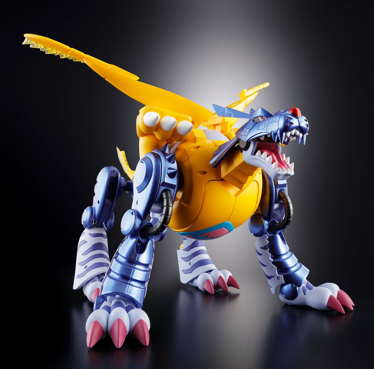 Boneco Digimon, Metal-garurumon Original Bandai Digivolving