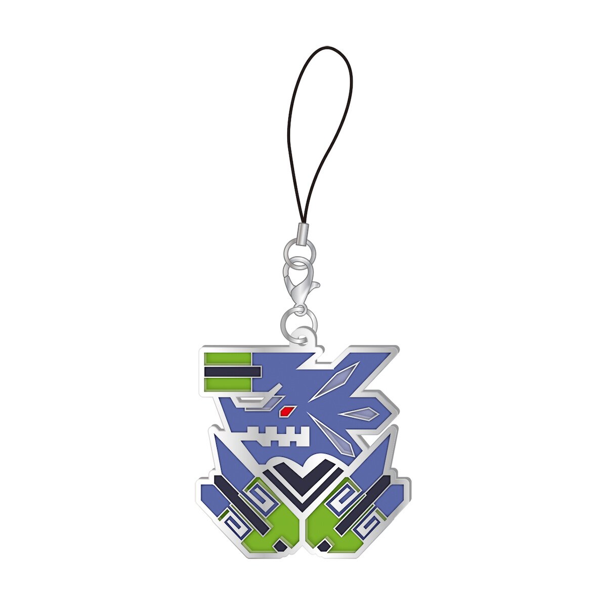 Monster Hunter 15th Anniversary Metal Stain Glass Keychain Charm KUSHALA  DAORA