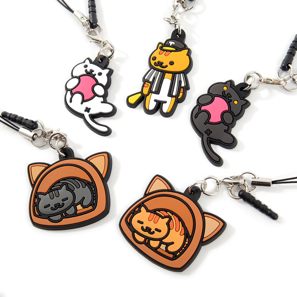 Neko Atsume 3-Way Rubber Straps - Tokyo Otaku Mode (TOM)