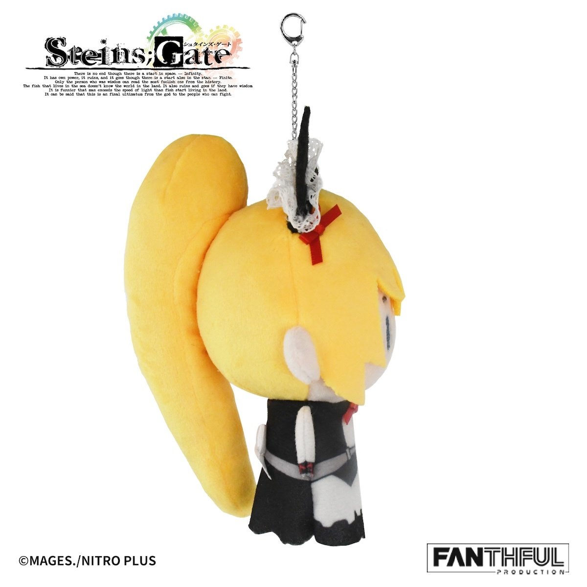 Steins;Gate Plushie Keychain Mayuri Shiina: Maid Ver. - Tokyo