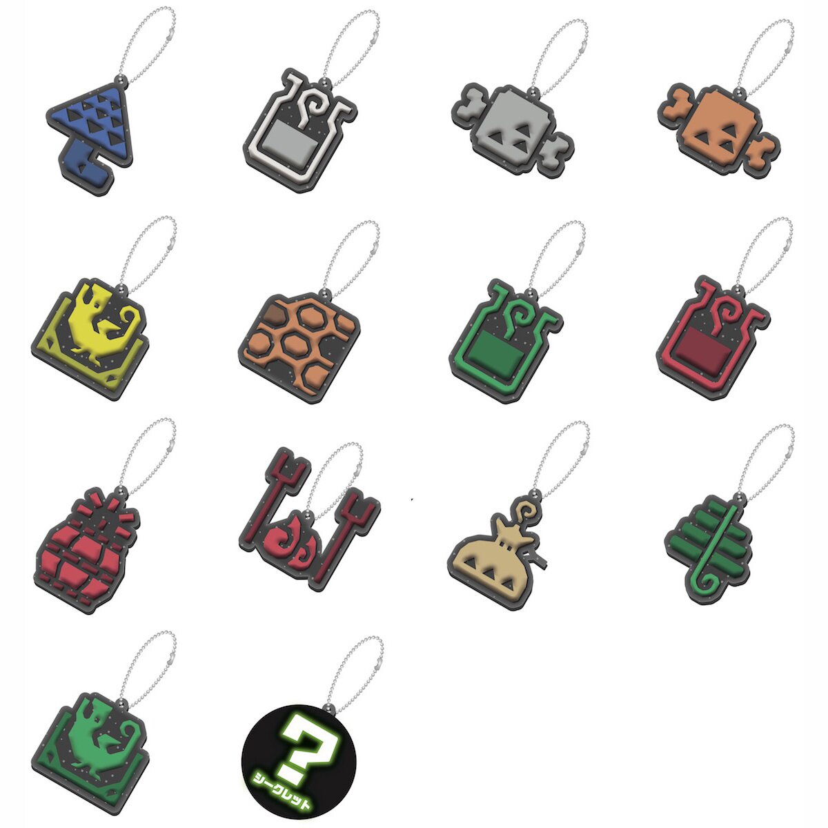 Monster Hunter: World Chibi Monster Rubber Strap Collection