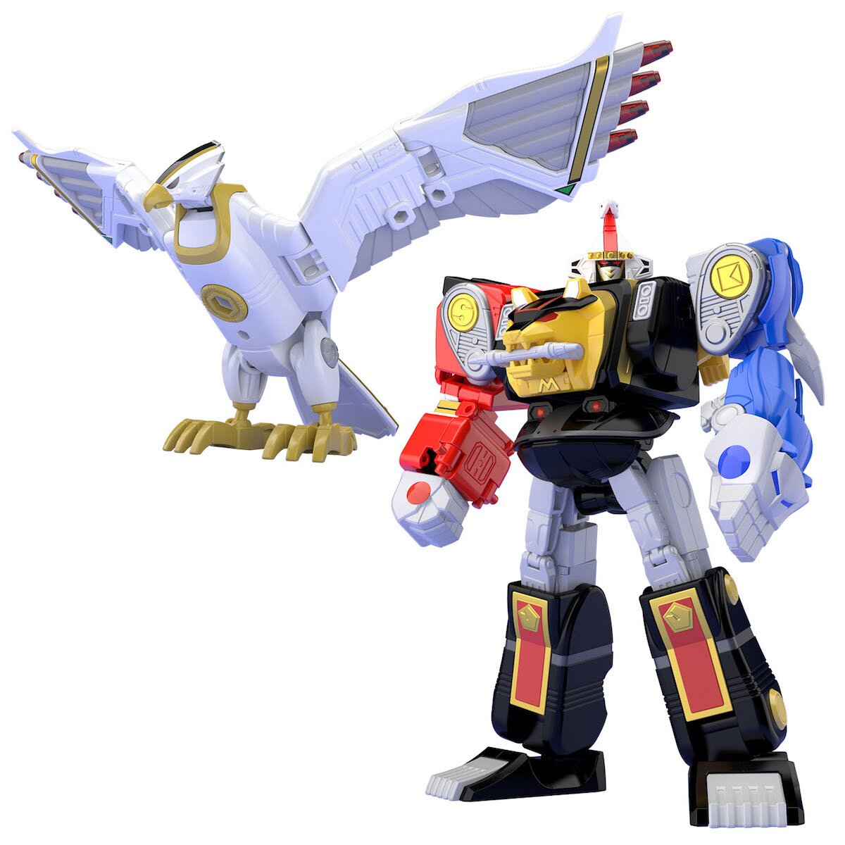 Super Minipla Mighty Morphin Alien Rangers Ninja Megazord & White
