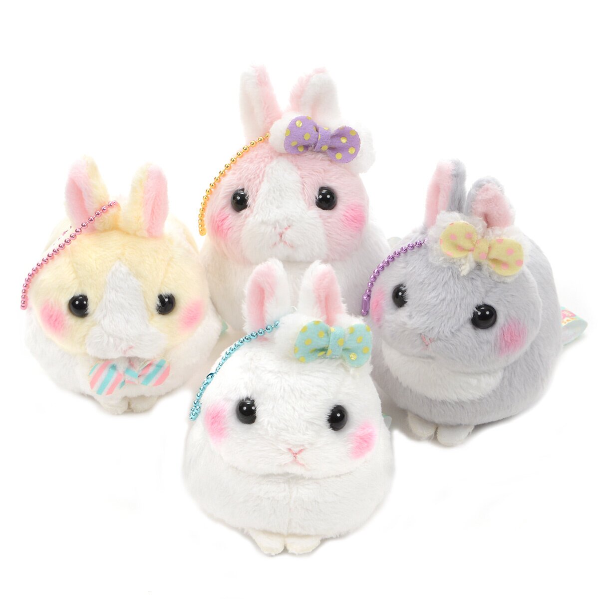 Usa Dama-chan Fuwamoko Ribbon Rabbit Plush Collection (Mini Strap ...