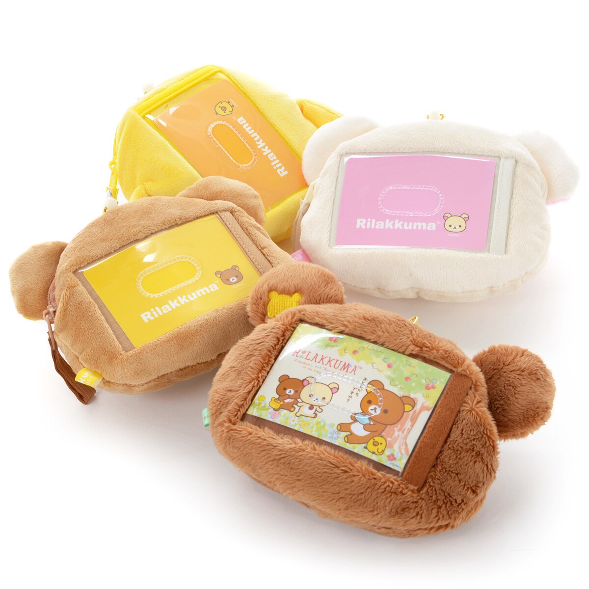 Rilakkuma Korilakkuma To Atarashii Otomodachi Reel Plush Pass Cases Tokyo Otaku Mode Tom 1308