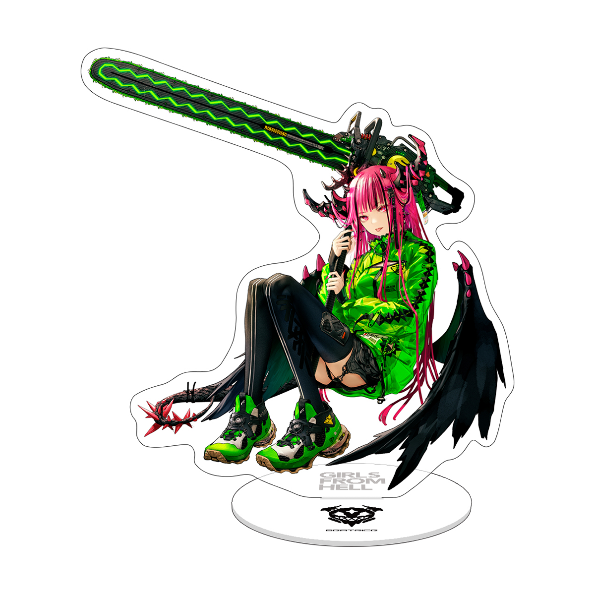 Girls from Hell Big Acrylic Figure Beatrice: redjuice 82% OFF