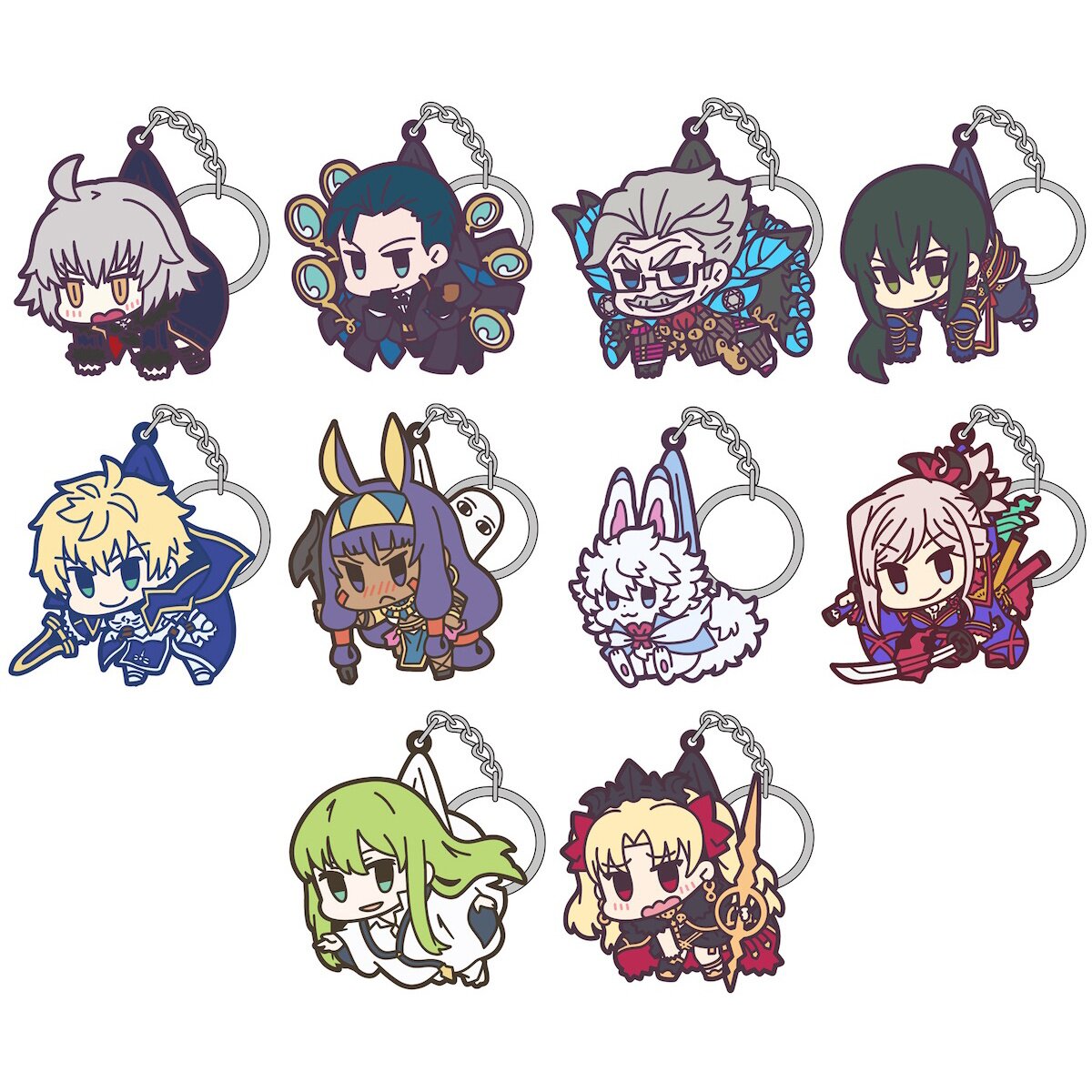 Fate/Grand Order Tsumamare Key Chain Collection Vol. 4