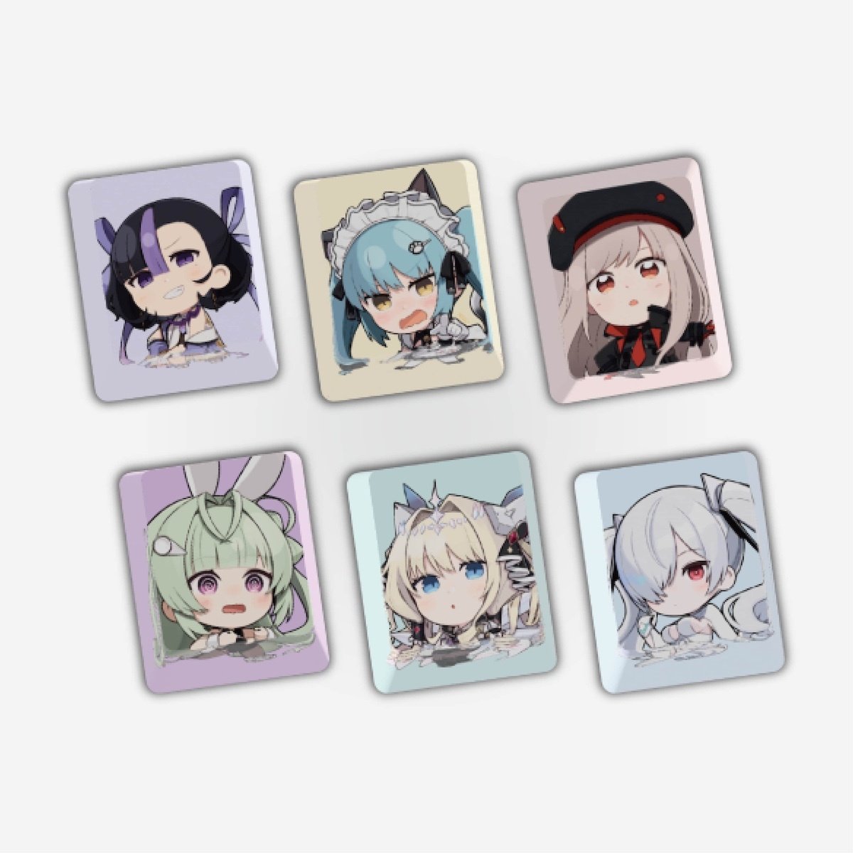 Goddess of Victory: Nikke SD Keycap & Keychain Set A - Tokyo Otaku