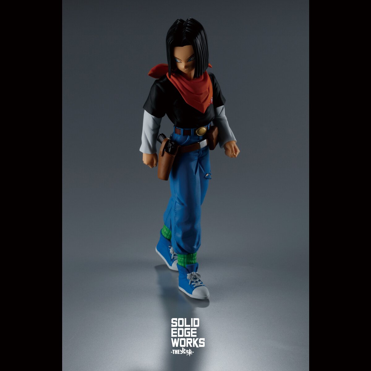 Solid Edge Works Dragon Ball Z Android 17 Non-Scale Figure