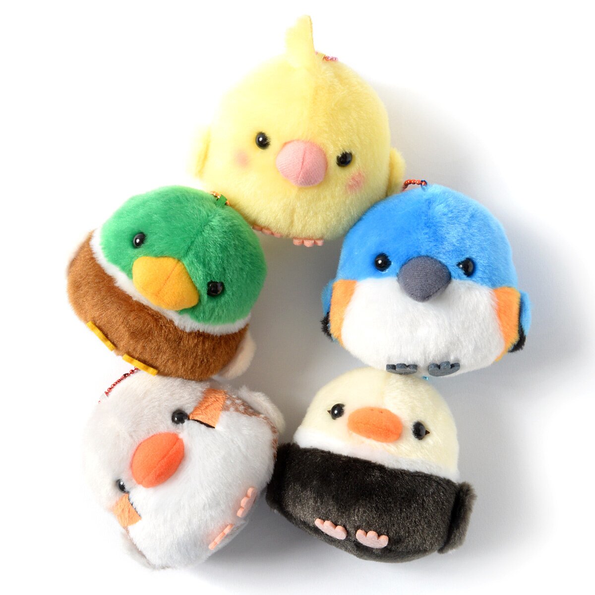 Kotori Tai Waku Waku Bird Plush Collection (Ball Chain): Amuse