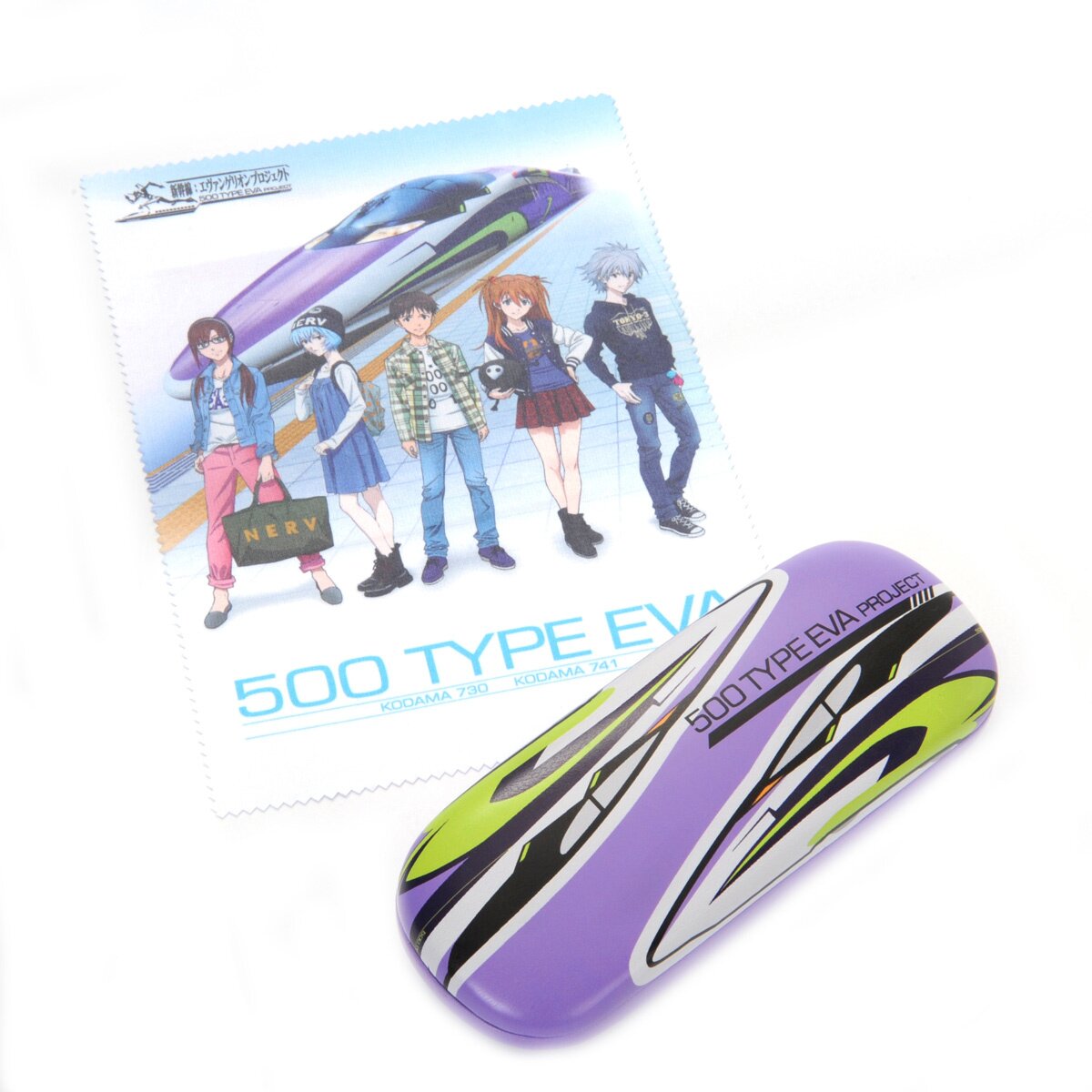 500 Type Eva Bullet Train Glasses Case & Cloth Set Tokyo Otaku Mode (TOM)