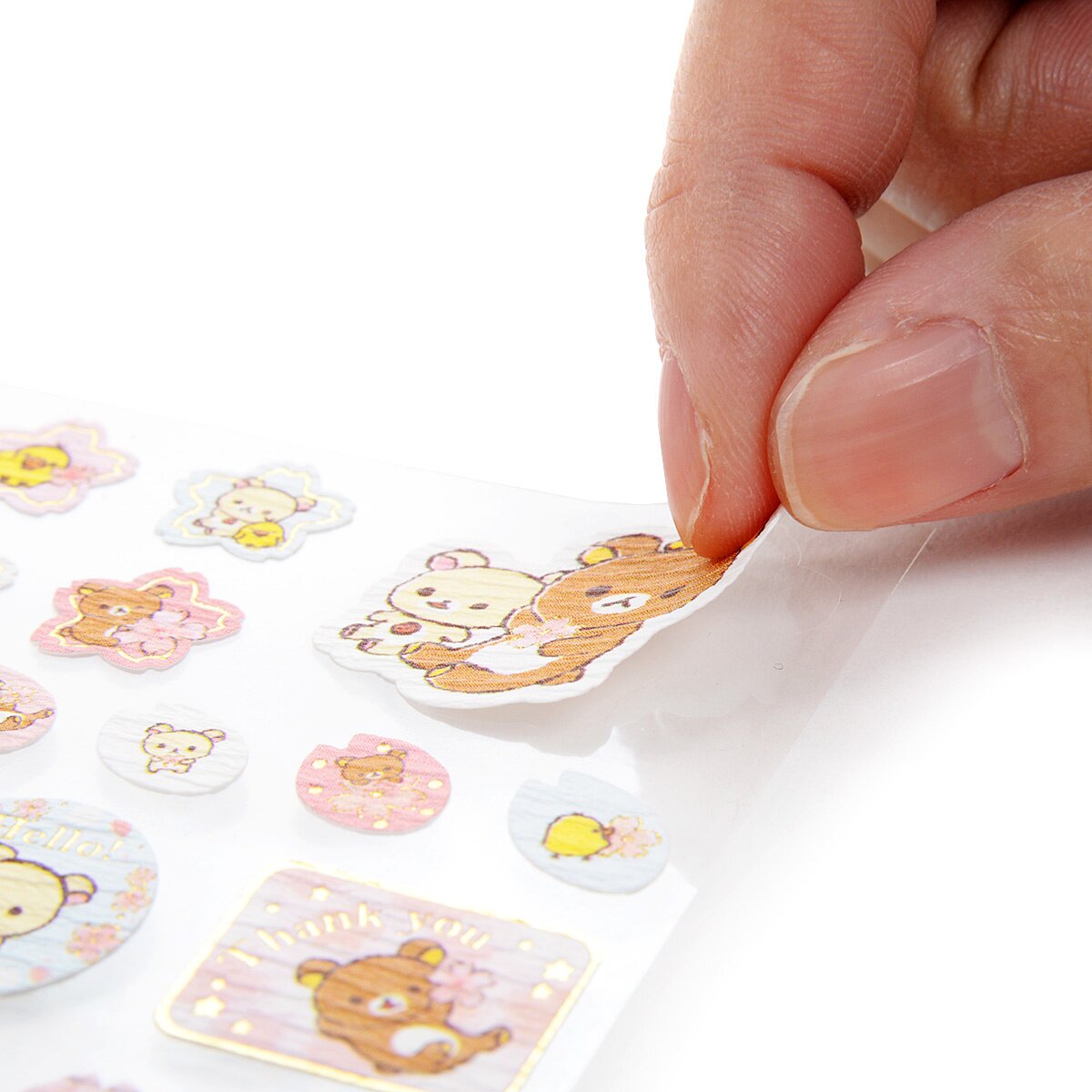 Rilakkuma Cherry Blossom Sticker Sheet