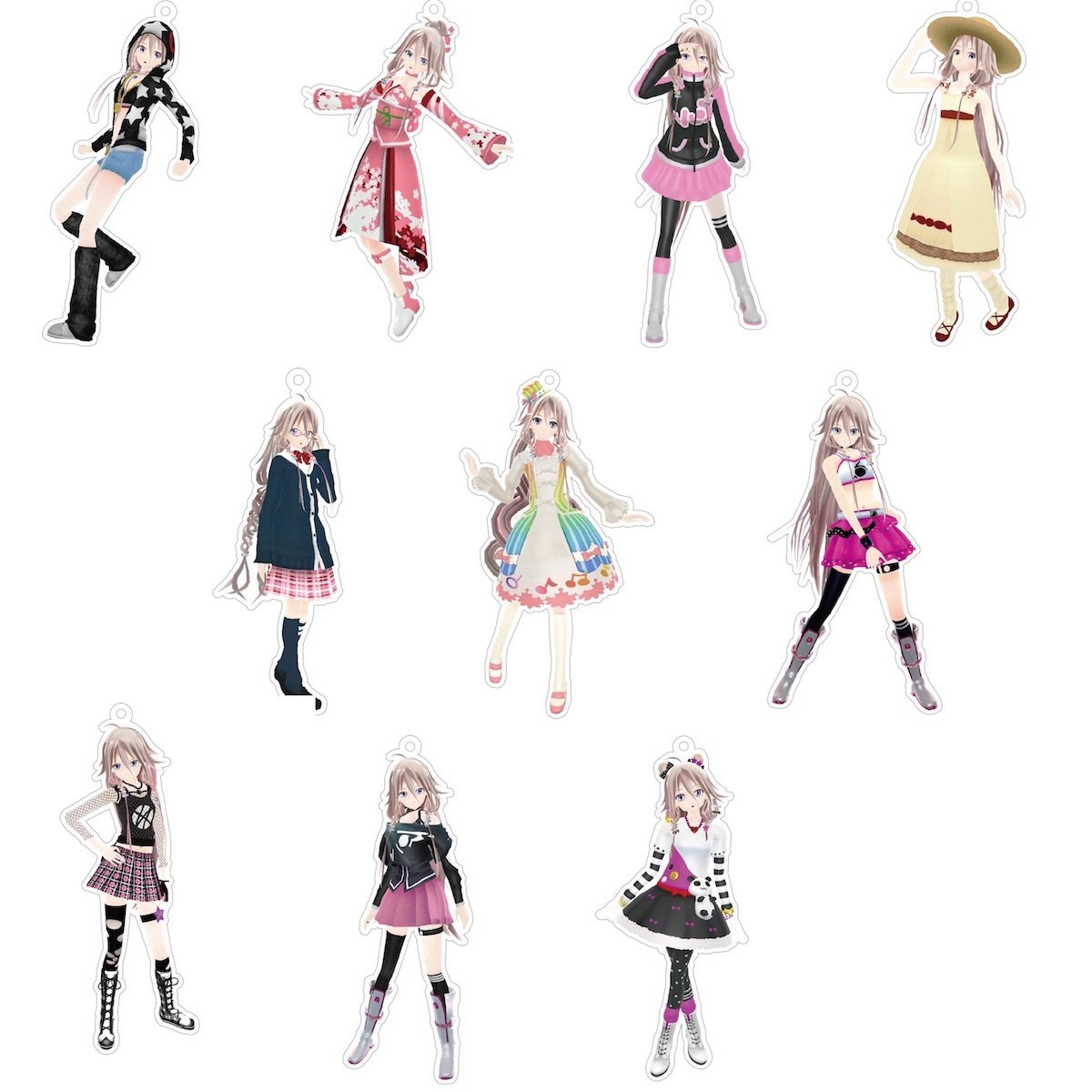 VOCALOID IA キーホルダー IA/VT -Colorful- Acrylic Keychain Charms - Tokyo Otaku Mode (TOM)