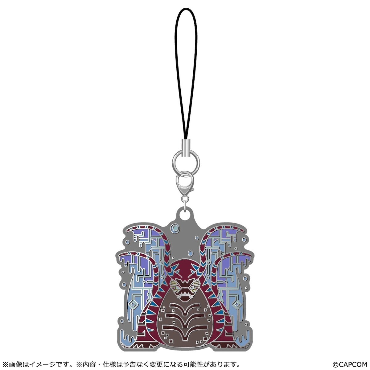 Monster Hunter Wilds Monster Icon Metal Key Chain Collection
