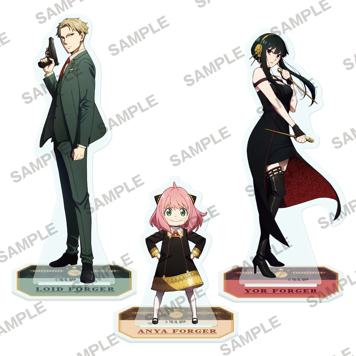 Anime SPY x Family Multi Piece Set Characters Acrylic Stand Figure，Colorful  and Exquisite Character Design for Anime SPY x Family Fans Collection (5.9  in, 3PCS) : Buy Online at Best Price in