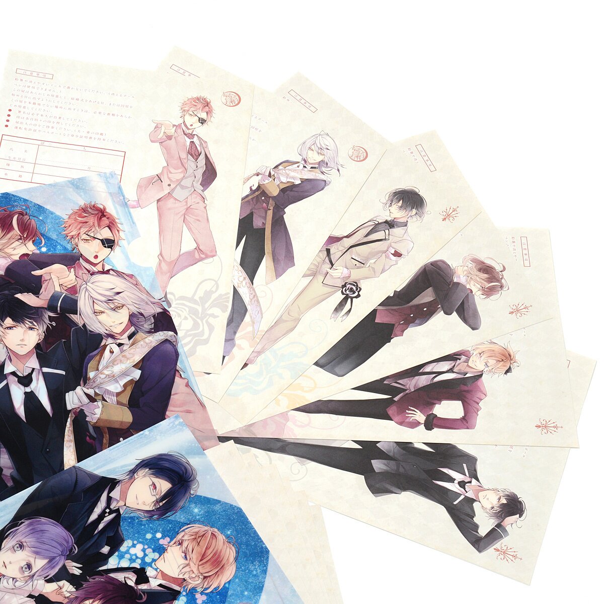 Diabolik Lovers Bloody Bouquet Clear File Folder