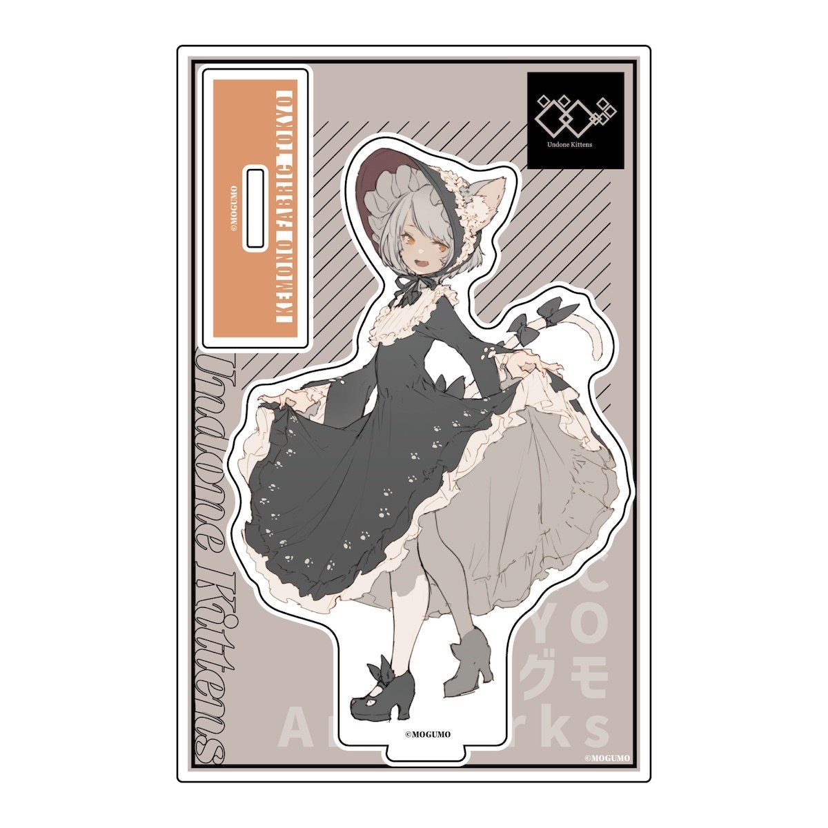 Mogumo Illustration KEMONO FABRIC TOKYO Acrylic Stand - Tokyo