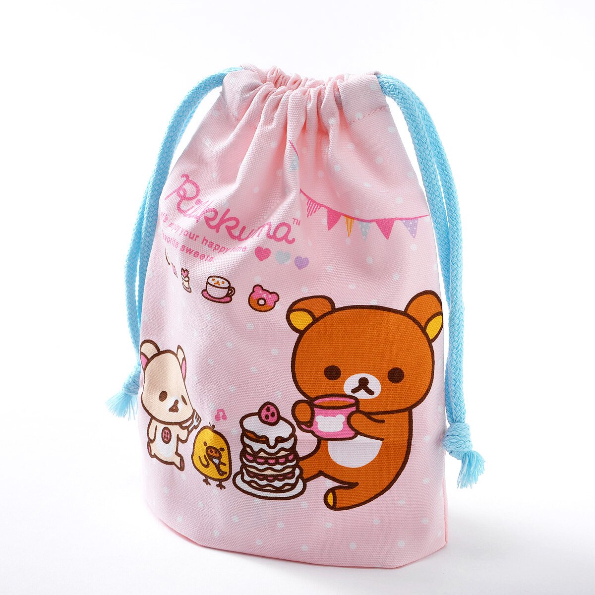 rilakkuma drawstring bag