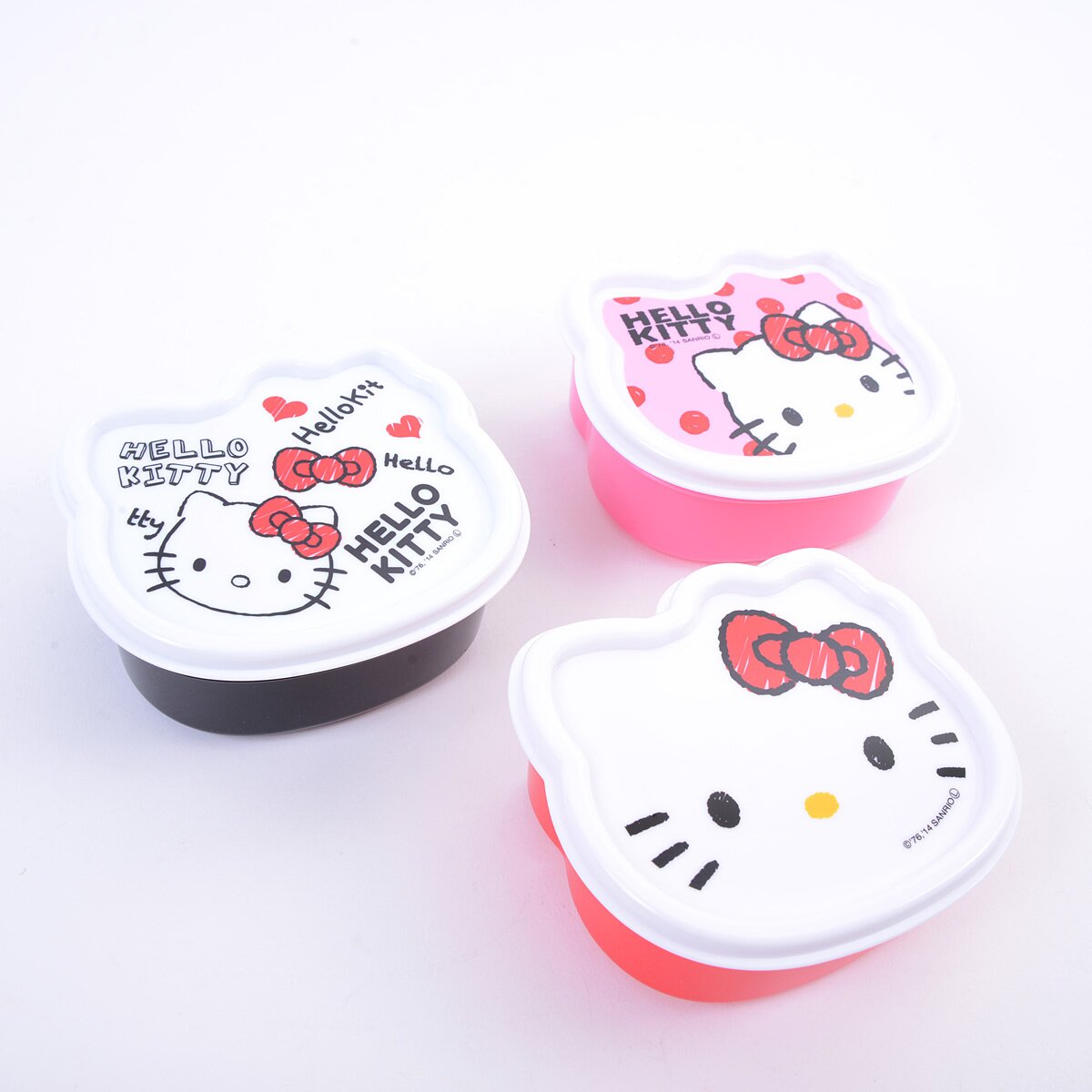 NEW Hello Kitty Christmas Tupperware Set (3 pcs)