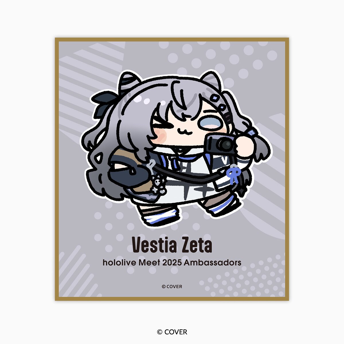 hololive Meet 2025 Chibi Illustration Tradable Mini Art Boards