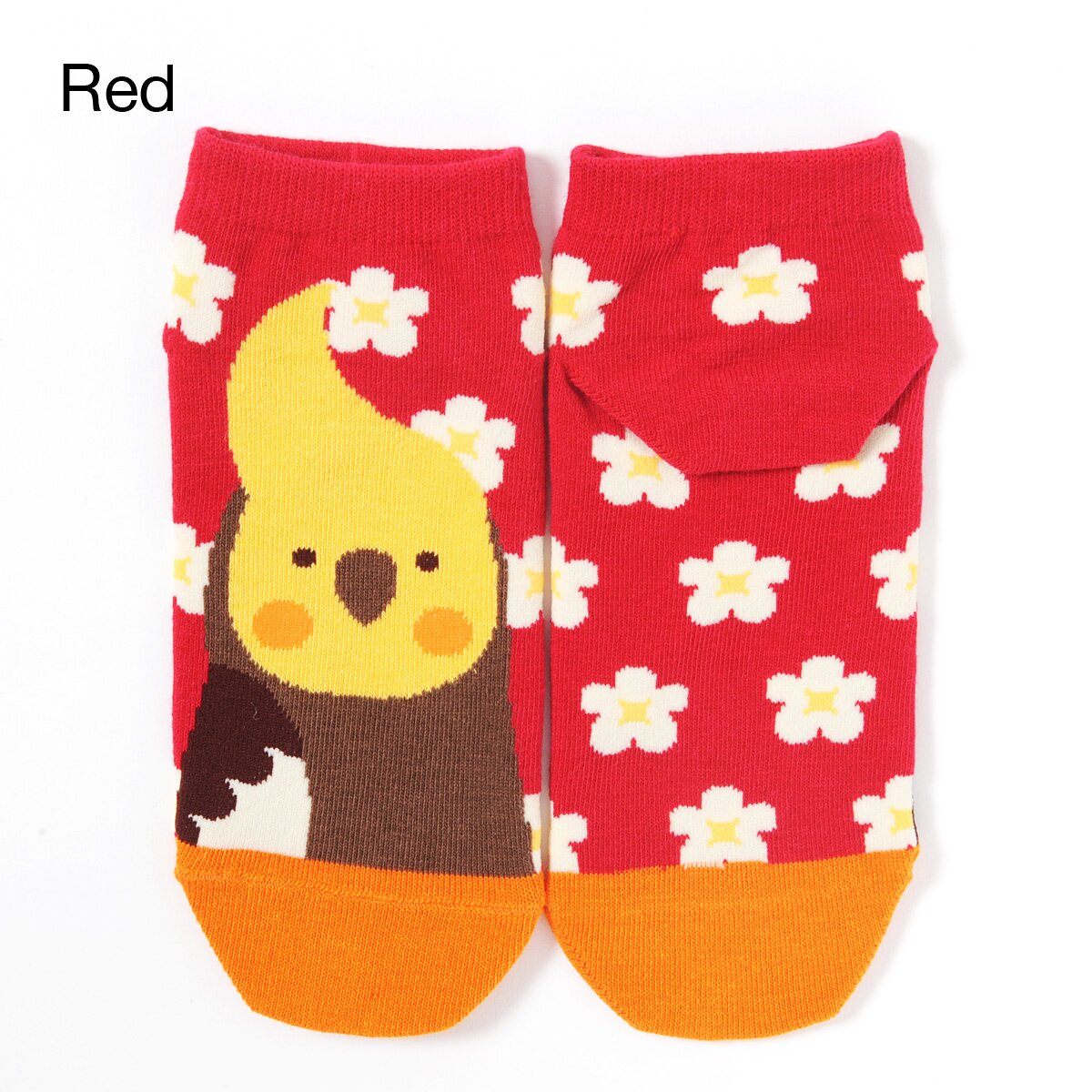 KOTORITACHI Cockatiel Printed Socks (Flower Pattern) - Tokyo Otaku Mode ...