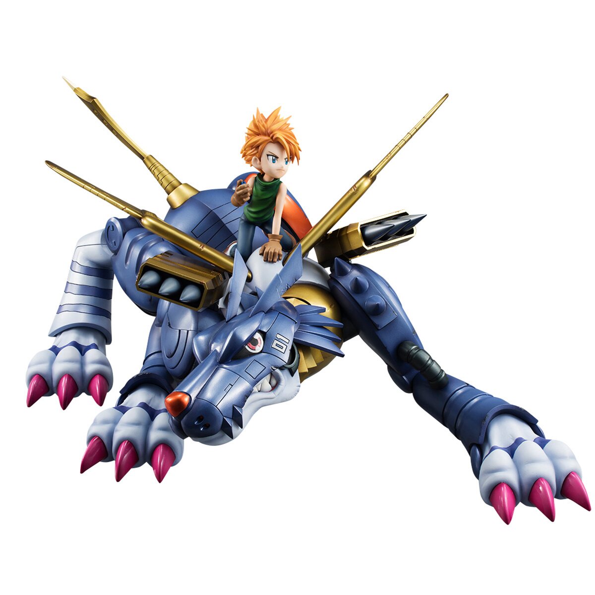 Precious G.E.M. Series Digimon Adventure Metal Garurumon & Yamato Ishida  (Re-run)