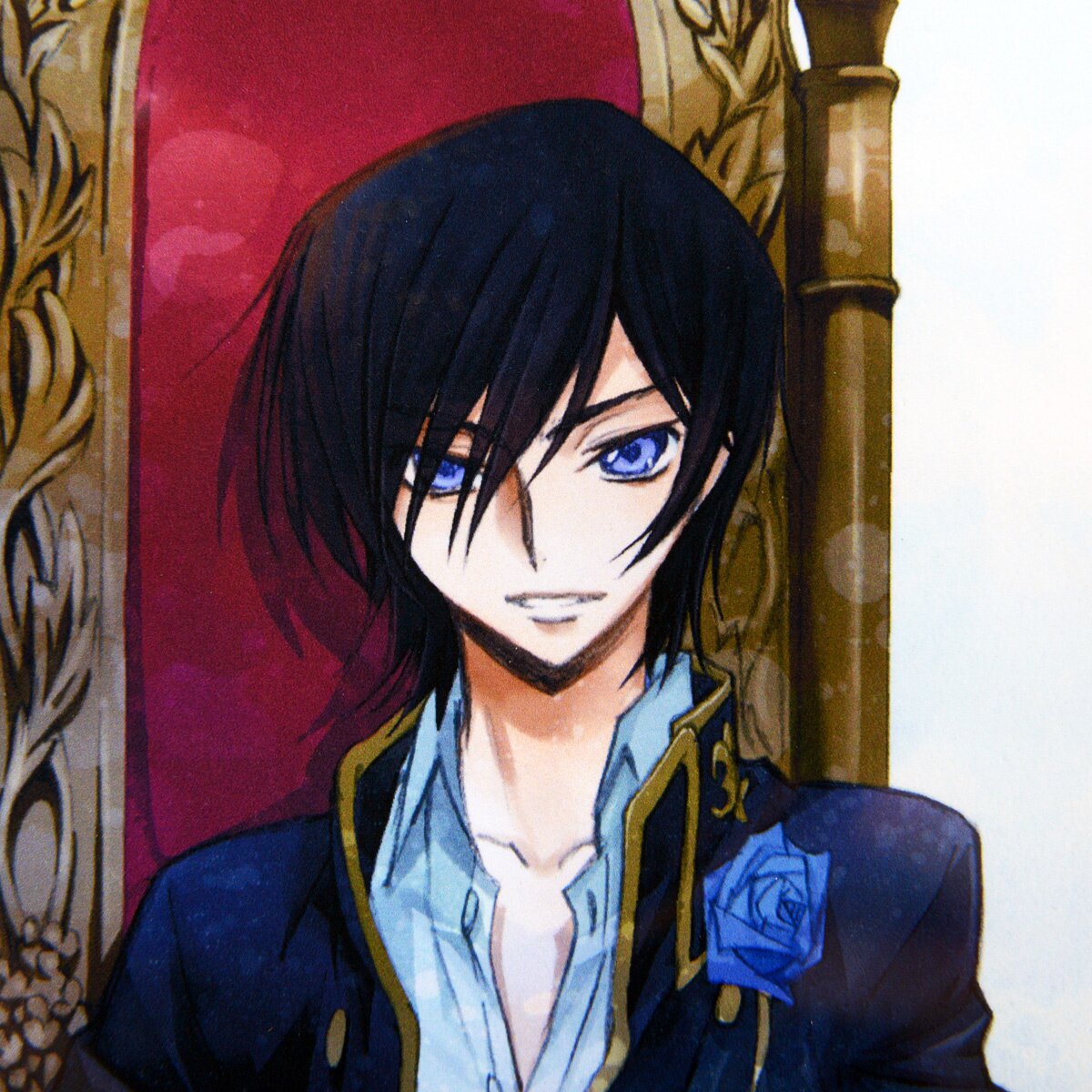 Lelouch CC Code Geass' Poster, picture, metal print, paint by Illust Artz